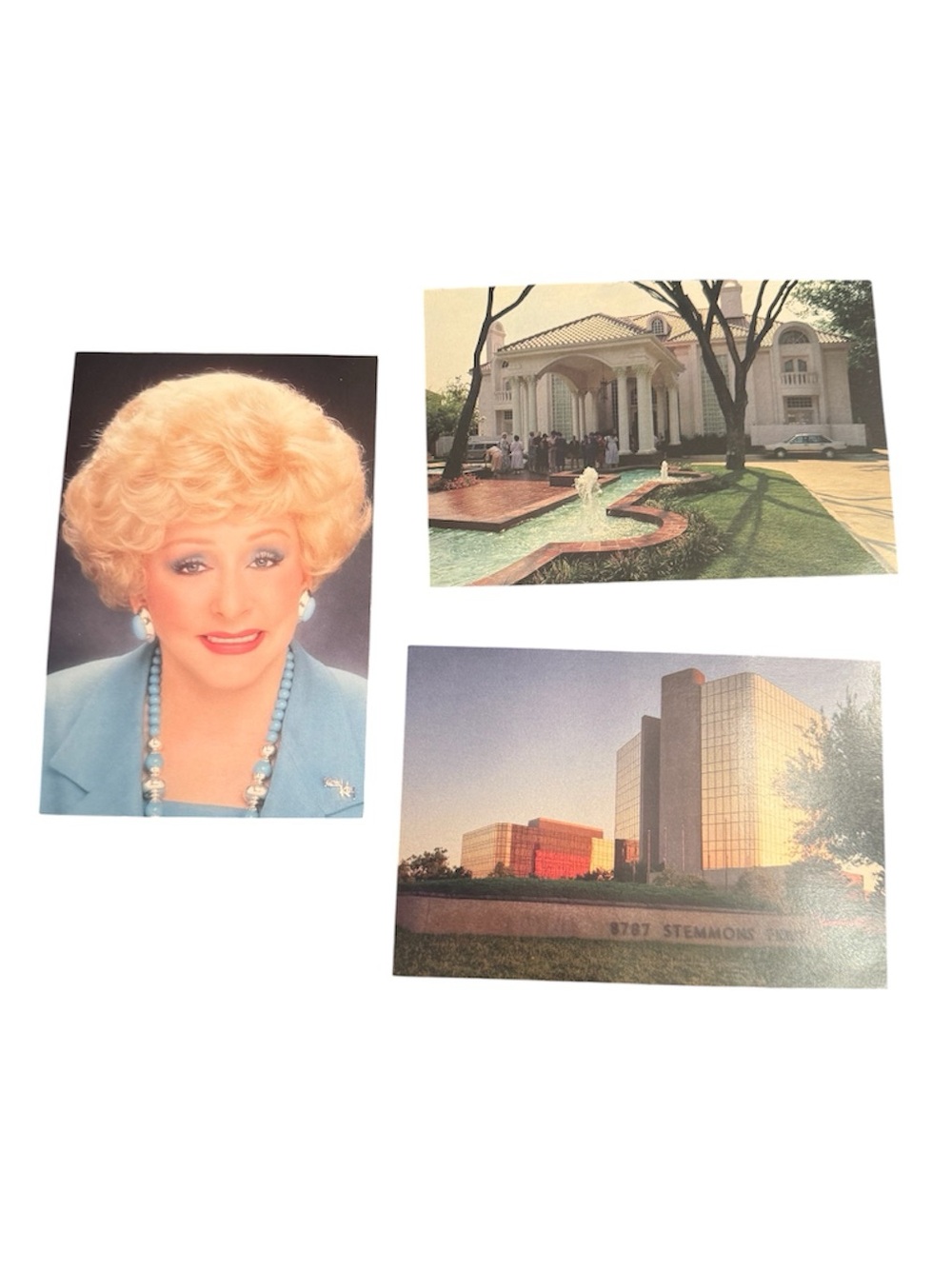 Vintage Mary Kay Postcards Bundle of (3) Dallas Headquarters Headshot New Unused